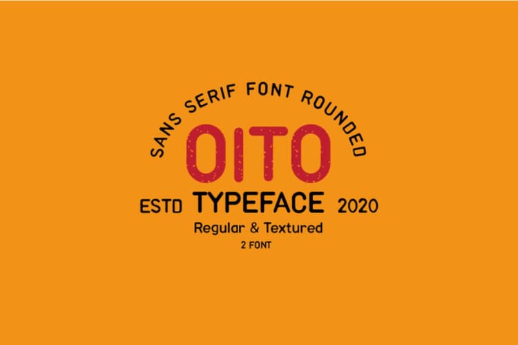 Oito Sans Serif Font Family