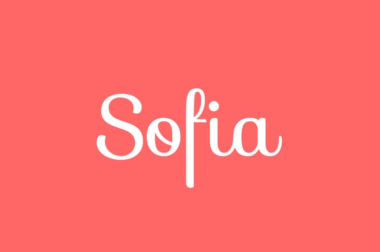 Sofia Font Free