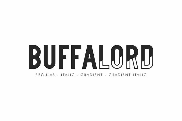 Buffalord Sans Serif Font Family