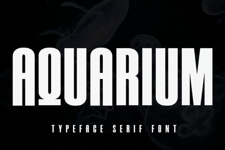 Aquarium Sans Serif Typeface
