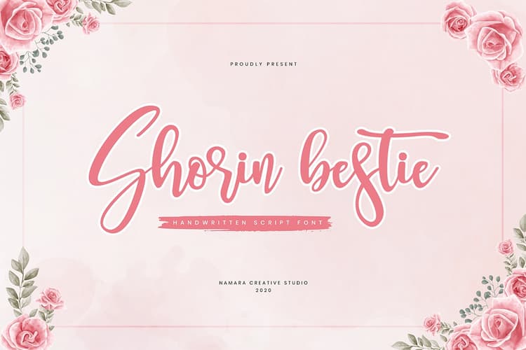 Shorin Bestie Calligraphy Script Font