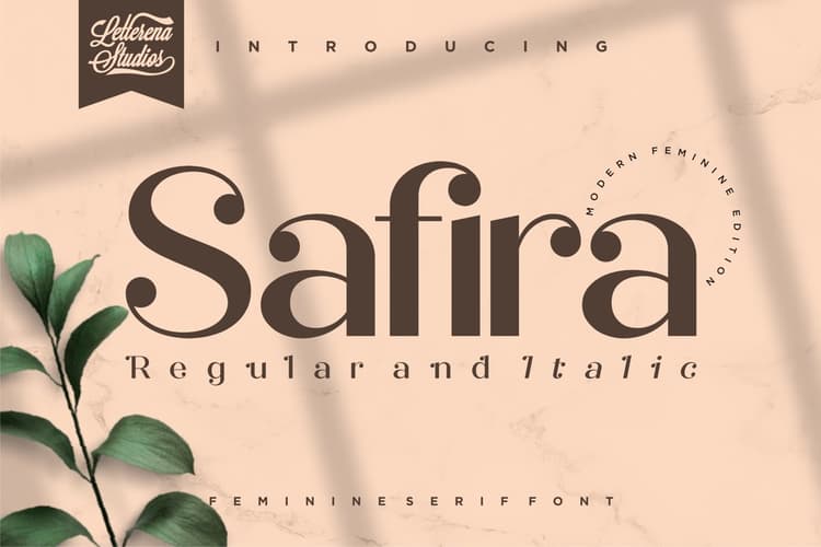 Safira Modern Feminine Serif Font