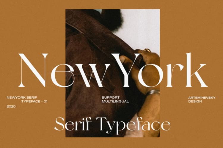 New York Modern Serif Typeface