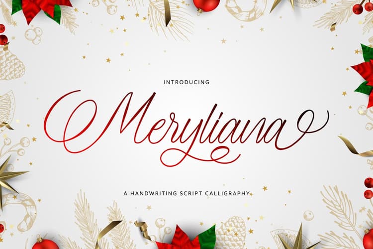 Meryliana Calligraphy Script Font