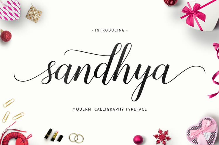 Sandhya Script Font