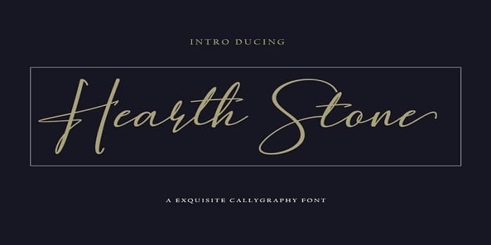 Hearth Stone Font