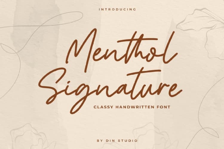 Menthol Font