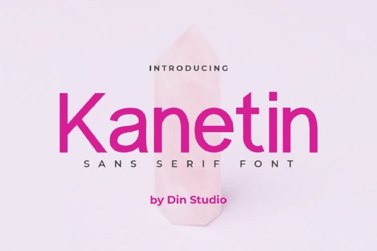 Kanetin Beautiful Sans Serif Font