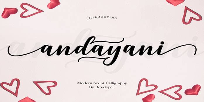 Andayani Font