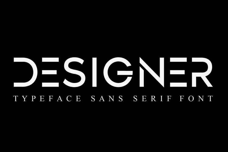 DESIGNER Typeface