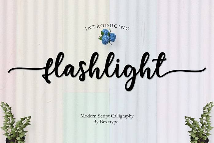 Flashlight Font