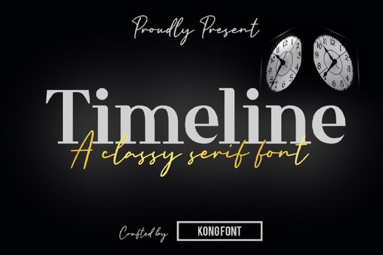 Timeline Font