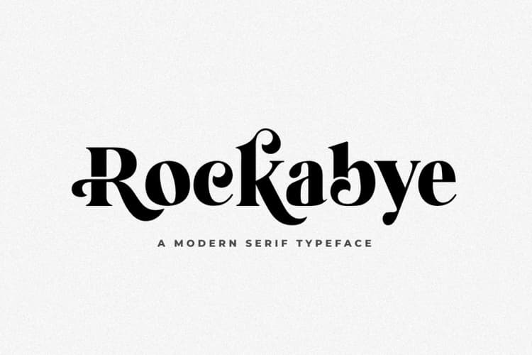 Rockabye Typeface