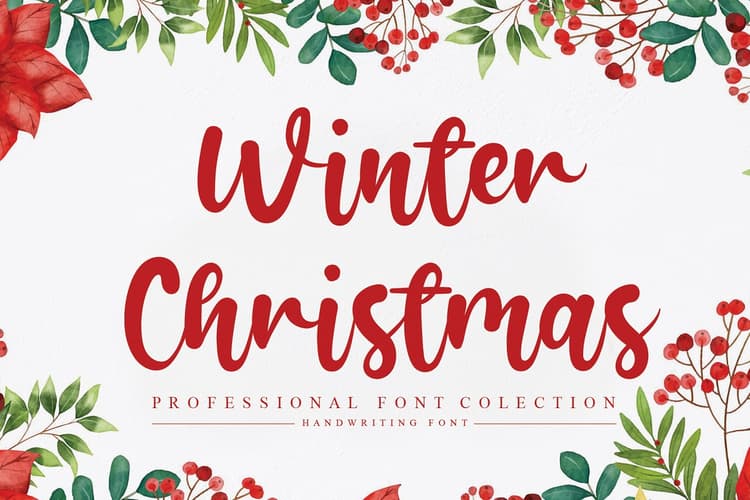 Winter Christmas Font