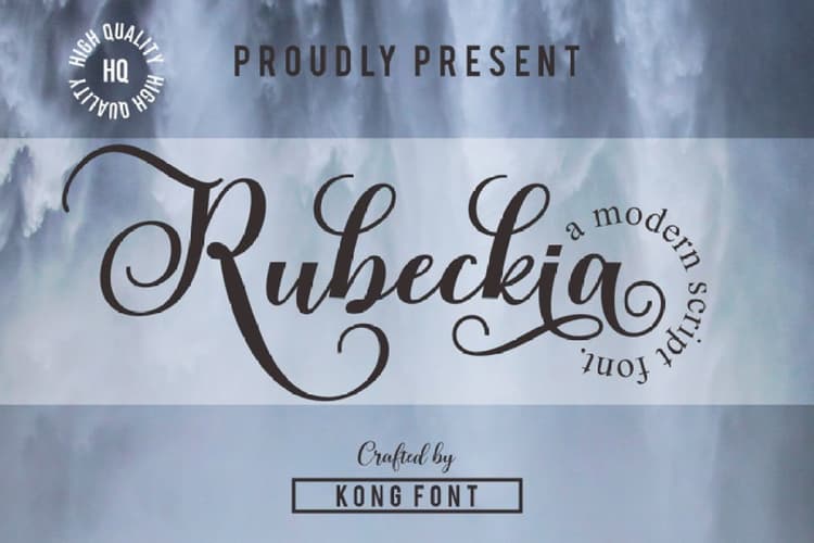 Rubeckia Font