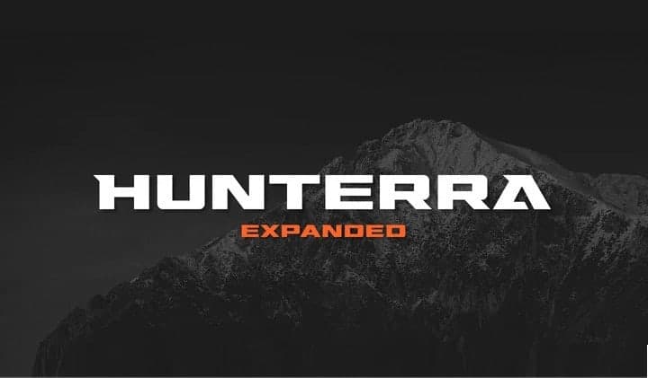 Hunterra Font