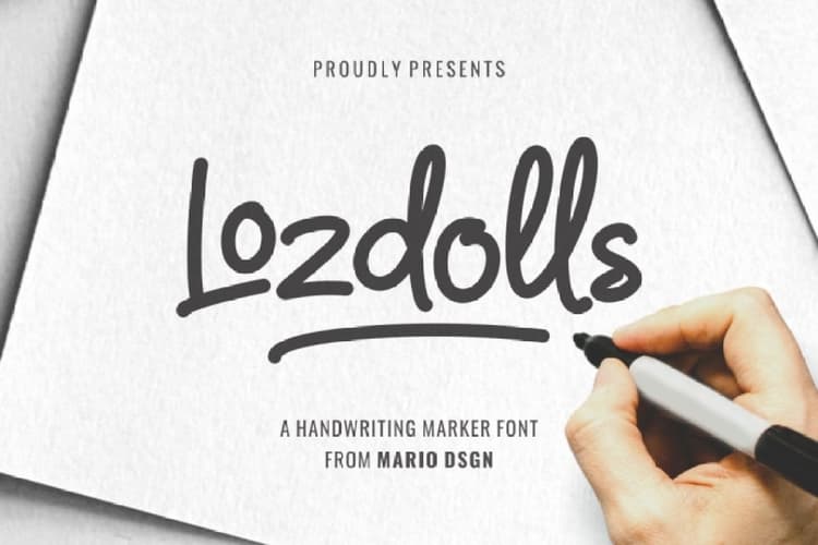 Lozdolls Font