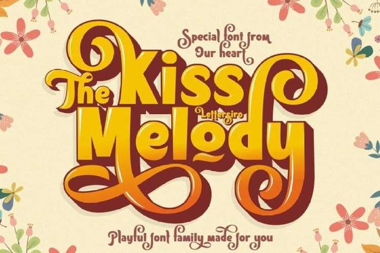 Kiss Melody Font