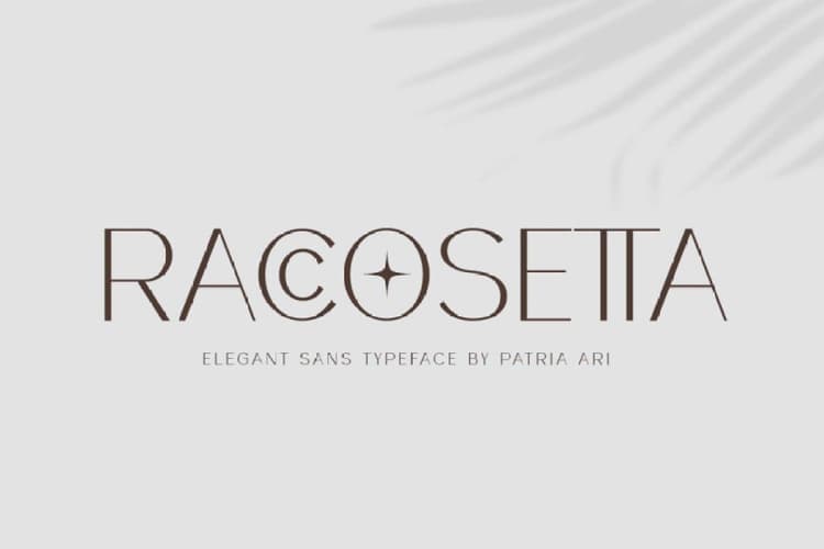 Raccosetta Typeface