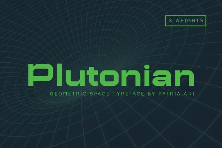 Plutonian Typeface