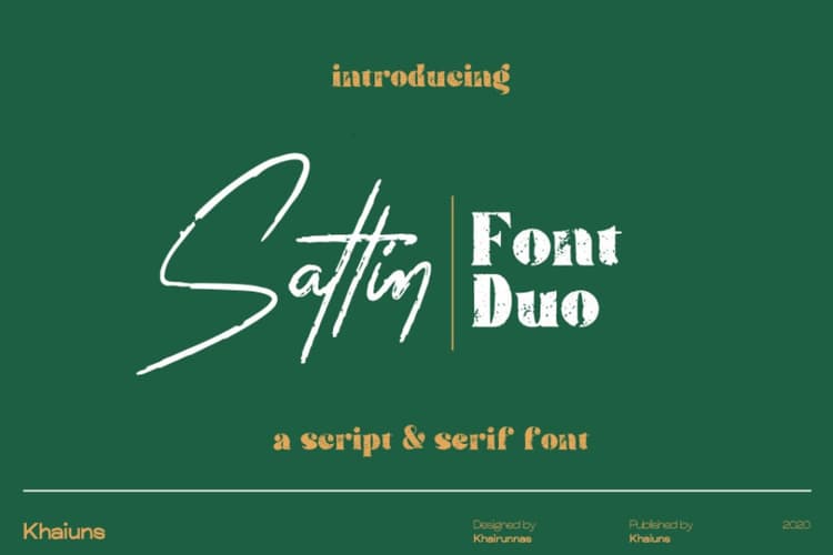 Sattin Font