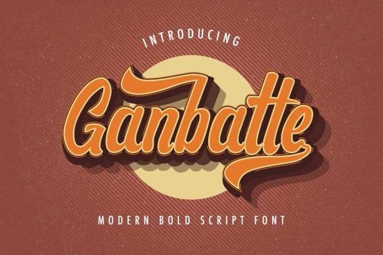 Ganbatte Font