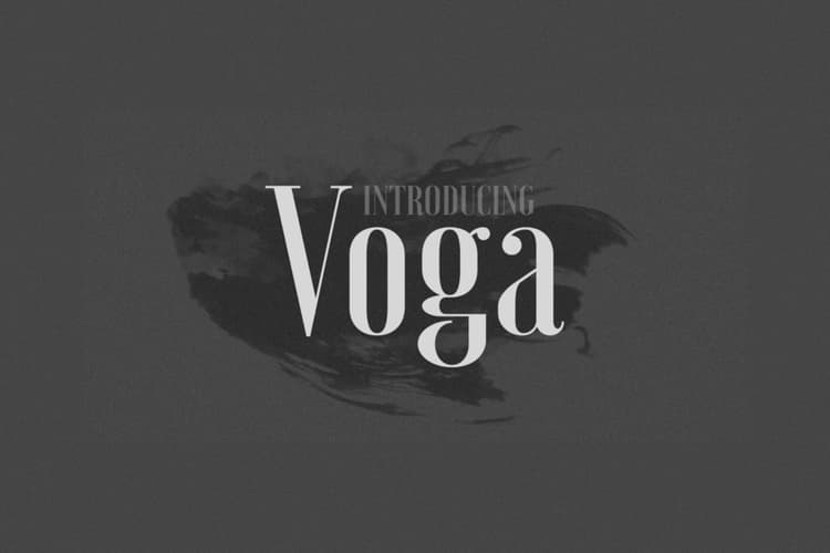 Voga Font Family