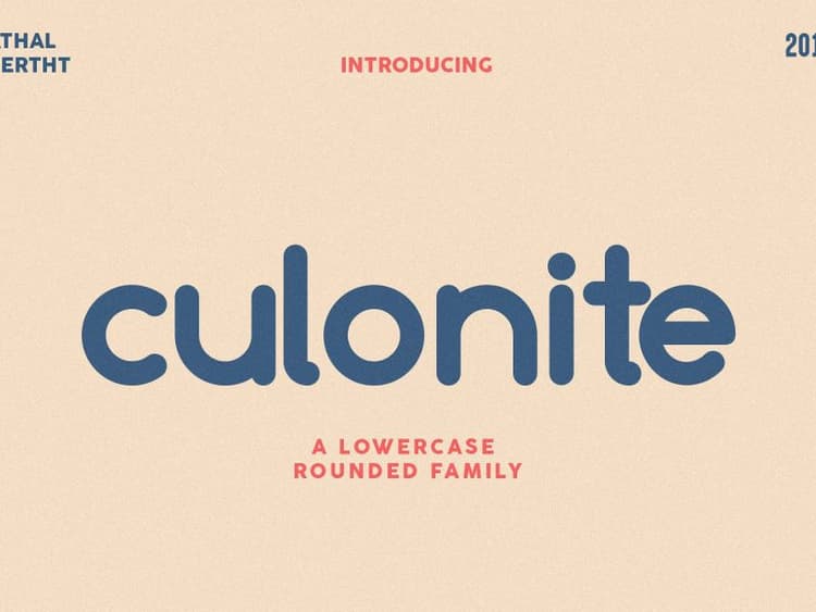 Culonite Font Family