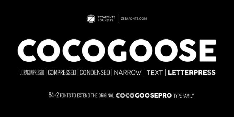 Cocogoose Pro Font