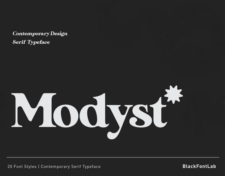 Modyst Font