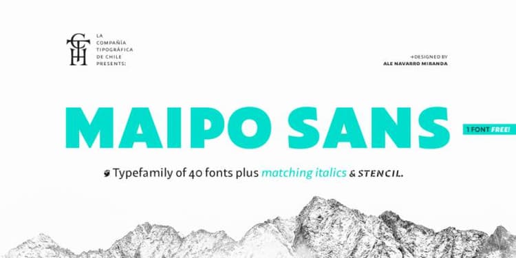 Maipo Sans Font Family