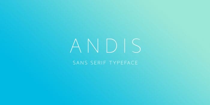 Andis Font Family