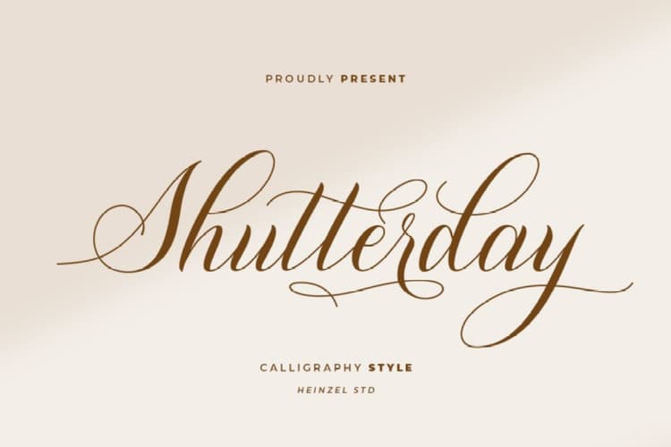 Shutterday Font