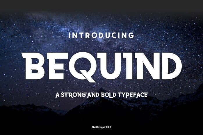 Bequind Dysplay Font