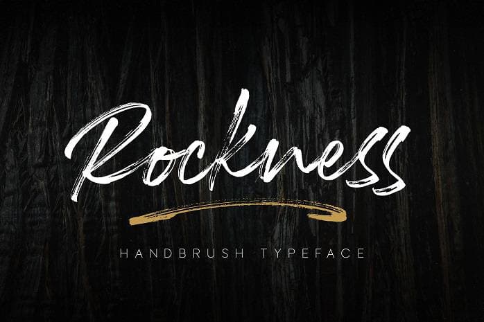 Rockness Handbrush Font