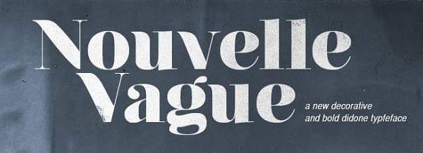 Nouvelle Vague Font