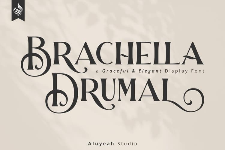 Barchella Drumal Font