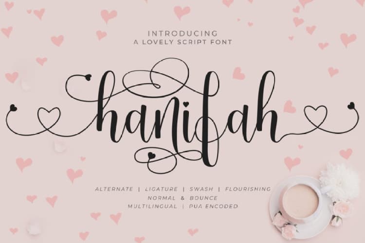 Hanifah Font