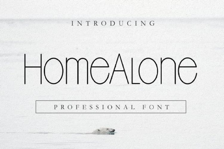 Home Alone Font