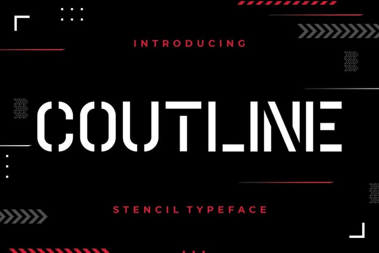 Coutline Typeface