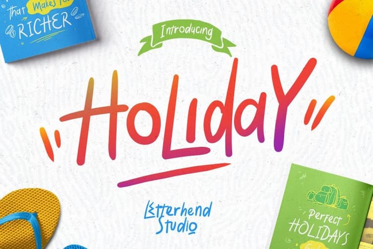 Holiday Script Font
