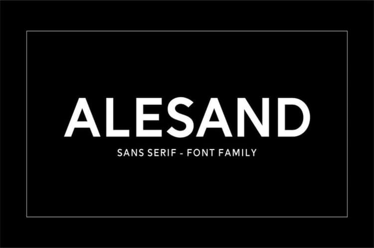 Alesand Font
