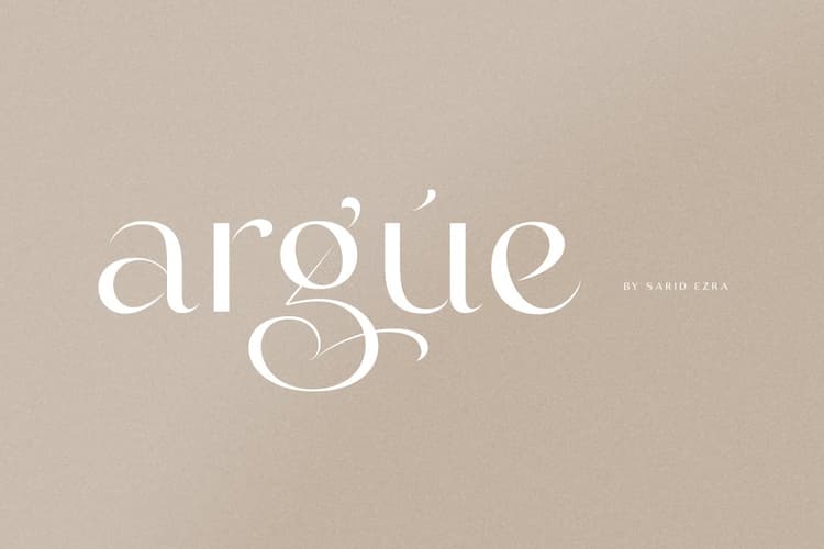 Argue Font