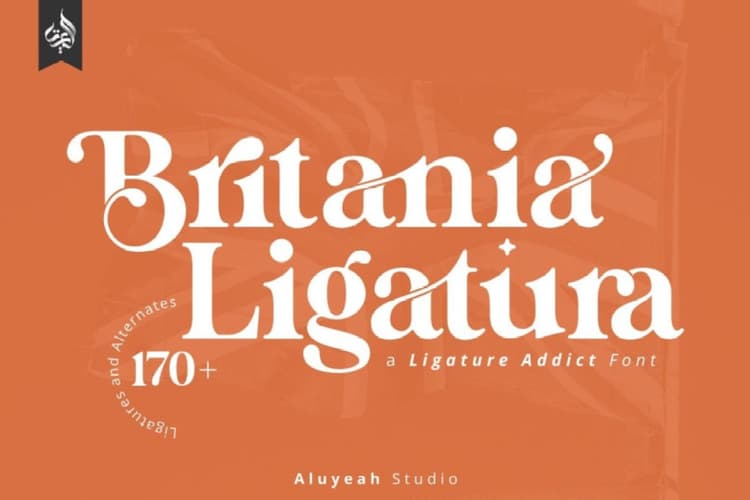 Britania Ligatura Font