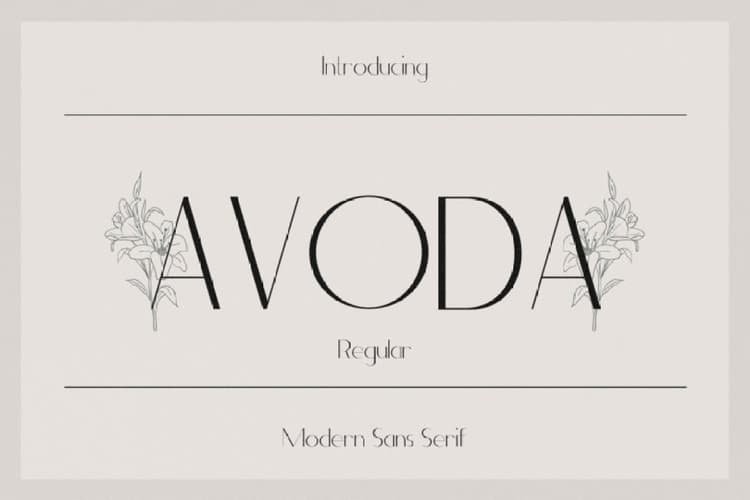 Avoda Font