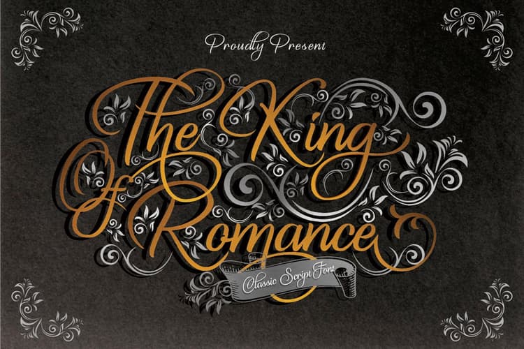 The King Of Romance Font