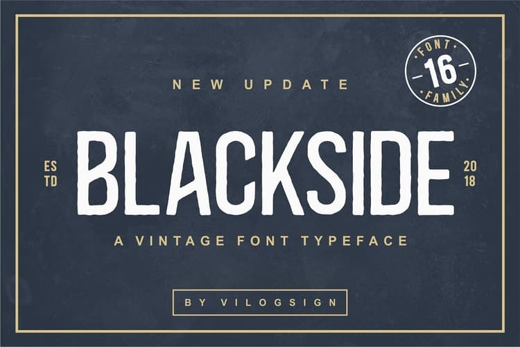 Blackside Font