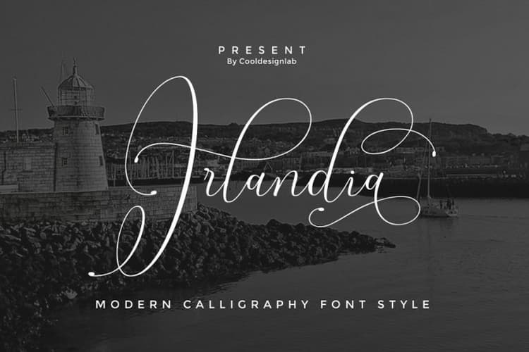 Irlandia Calligraphy Font
