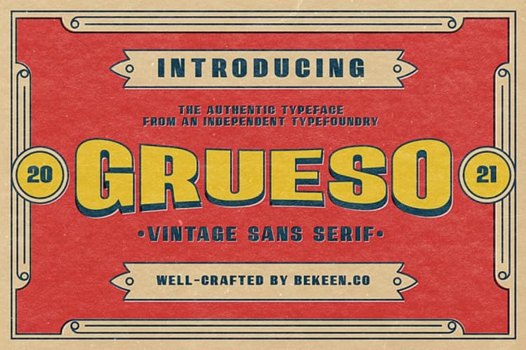 Grueso Font