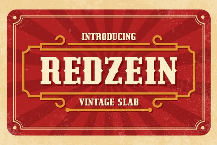 Redzein Font